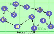 S-4-2-1-3-5-6!-10-8-7-11-9-F