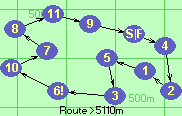 S-4-2-1-5-3-6!-10-7-8-11-9-F